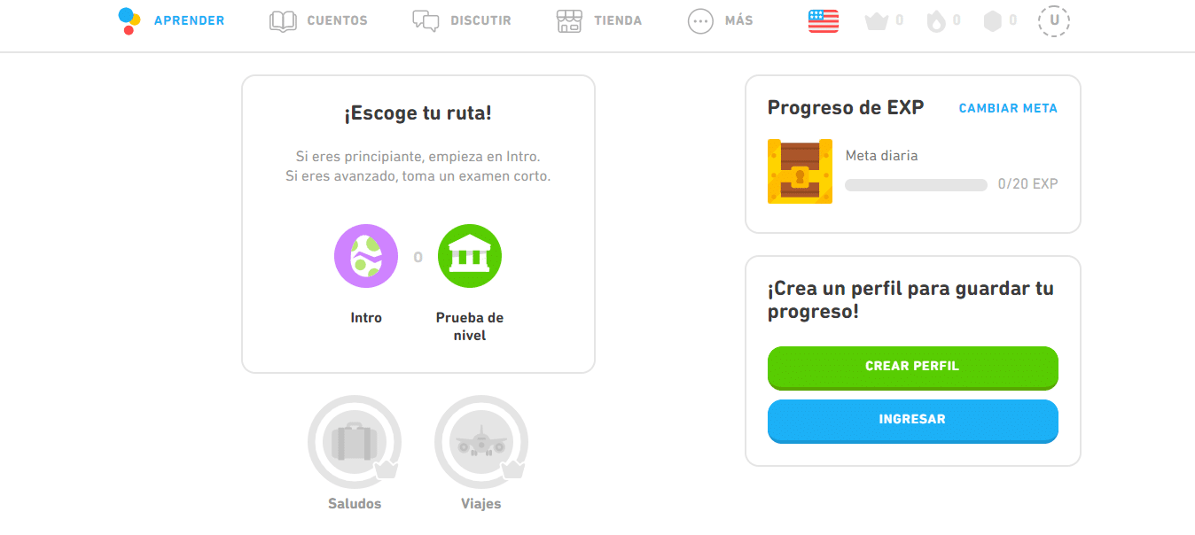 Recursos educativos digitales Duolingo