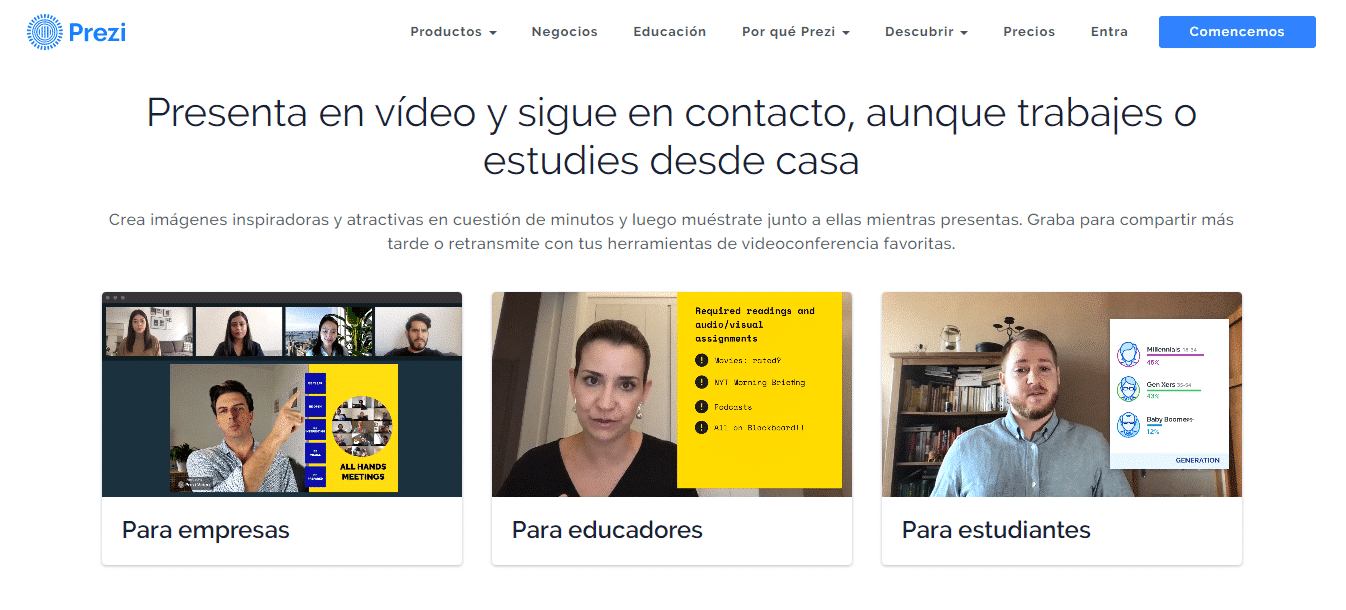 Recursos educativos digitales Prezi