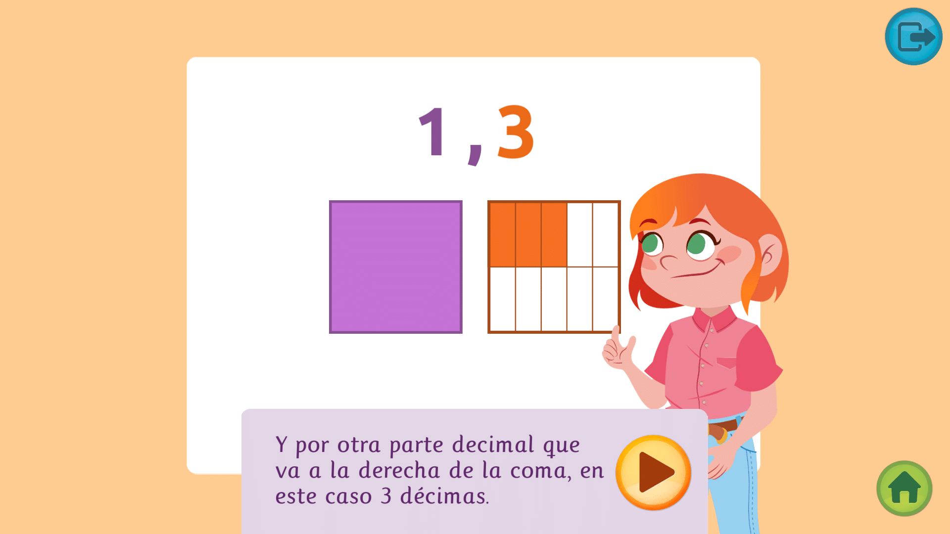 Números decimales primaria 3